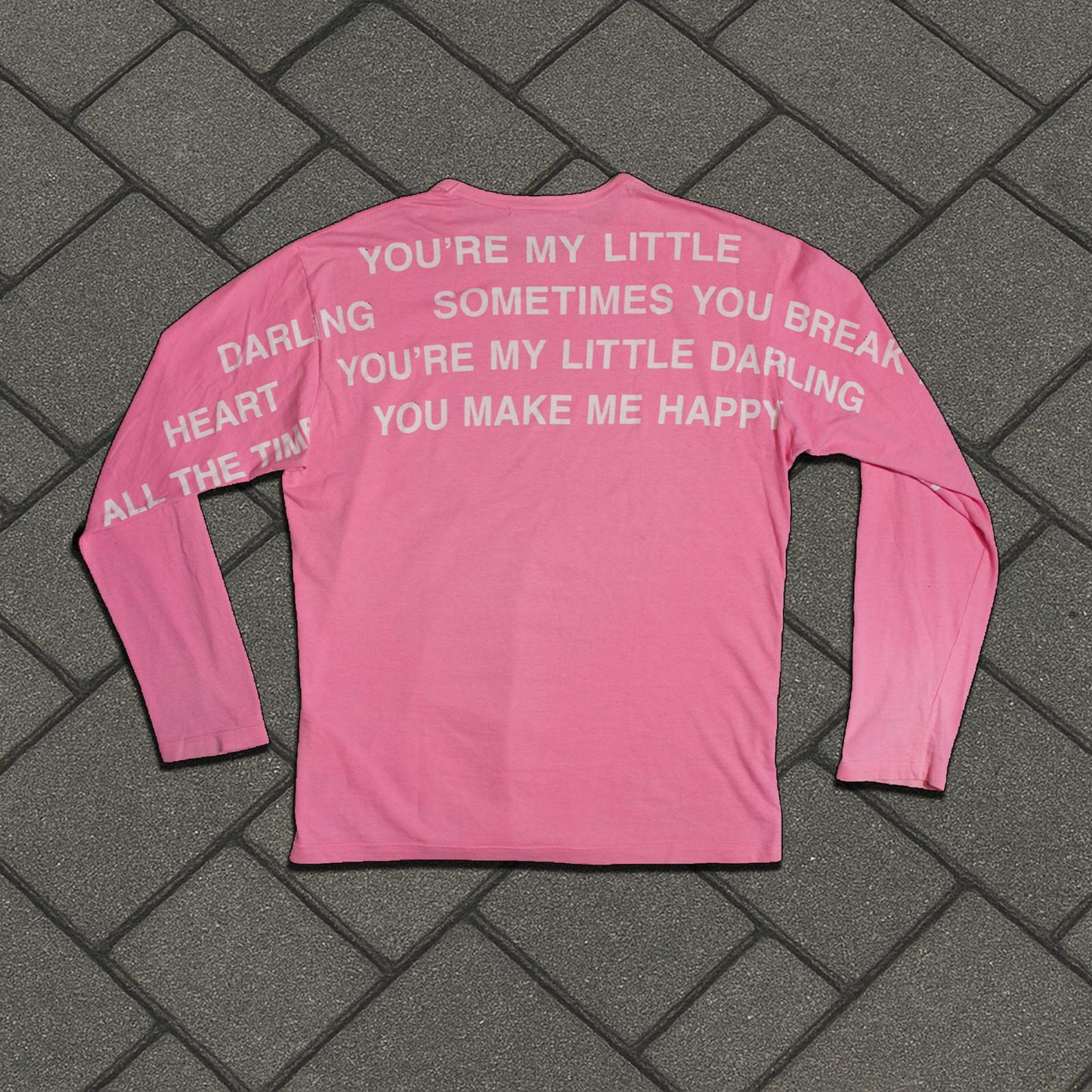 AD2001 Junya Watanabe Pink Poem Longsleeve