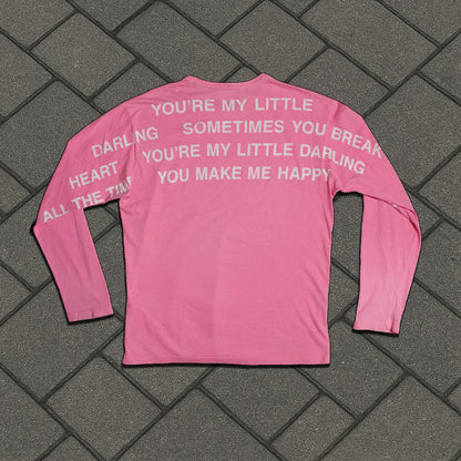 AD2001 Junya Watanabe Pink Poem Longsleeve