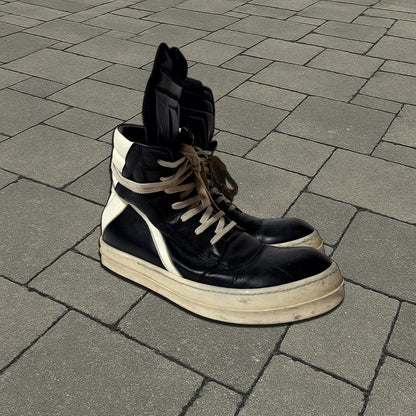 Rick Owens Black Geobasket Sneaker