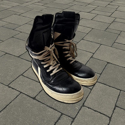 Rick Owens Black Geobasket Sneaker