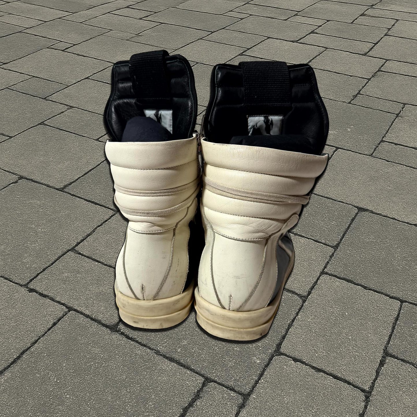 Rick Owens Black Geobasket Sneaker
