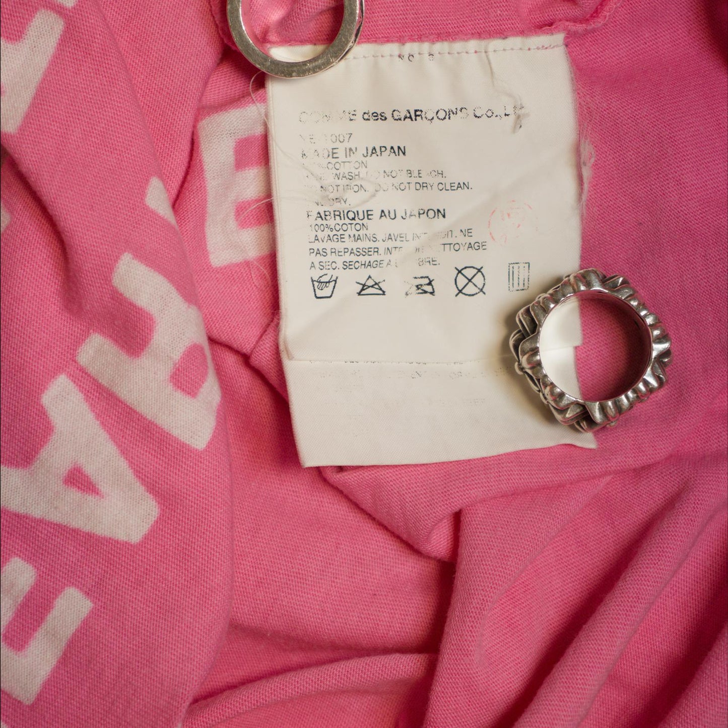 AD2001 Junya Watanabe Pink Poem Longsleeve