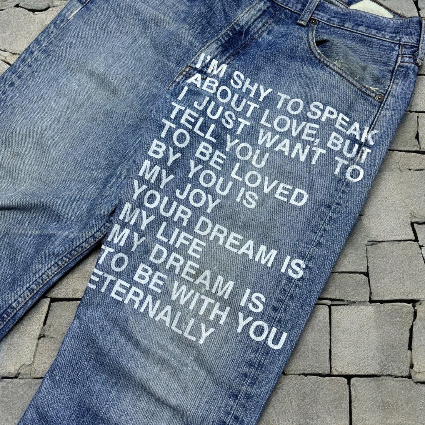 SS02 Junya Watanabe Poem Denim