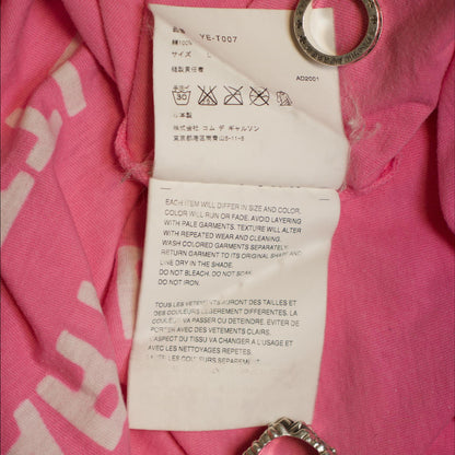 AD2001 Junya Watanabe Pink Poem Longsleeve