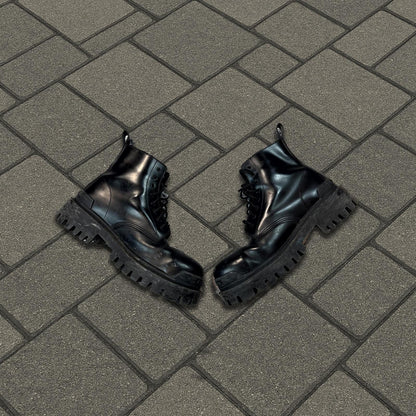 Balenciaga Calfskin Black Strike Boot