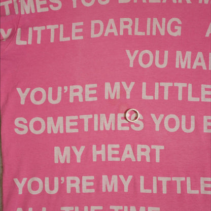 AD2001 Junya Watanabe Pink Poem Longsleeve
