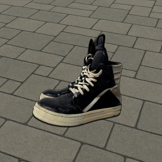 Rick Owens Black Geobasket Sneaker