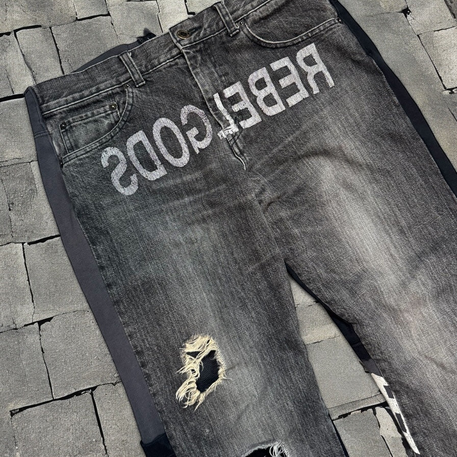 AW02 Undercover “Witches Cell Division” REBELGODS Hybrid Denim