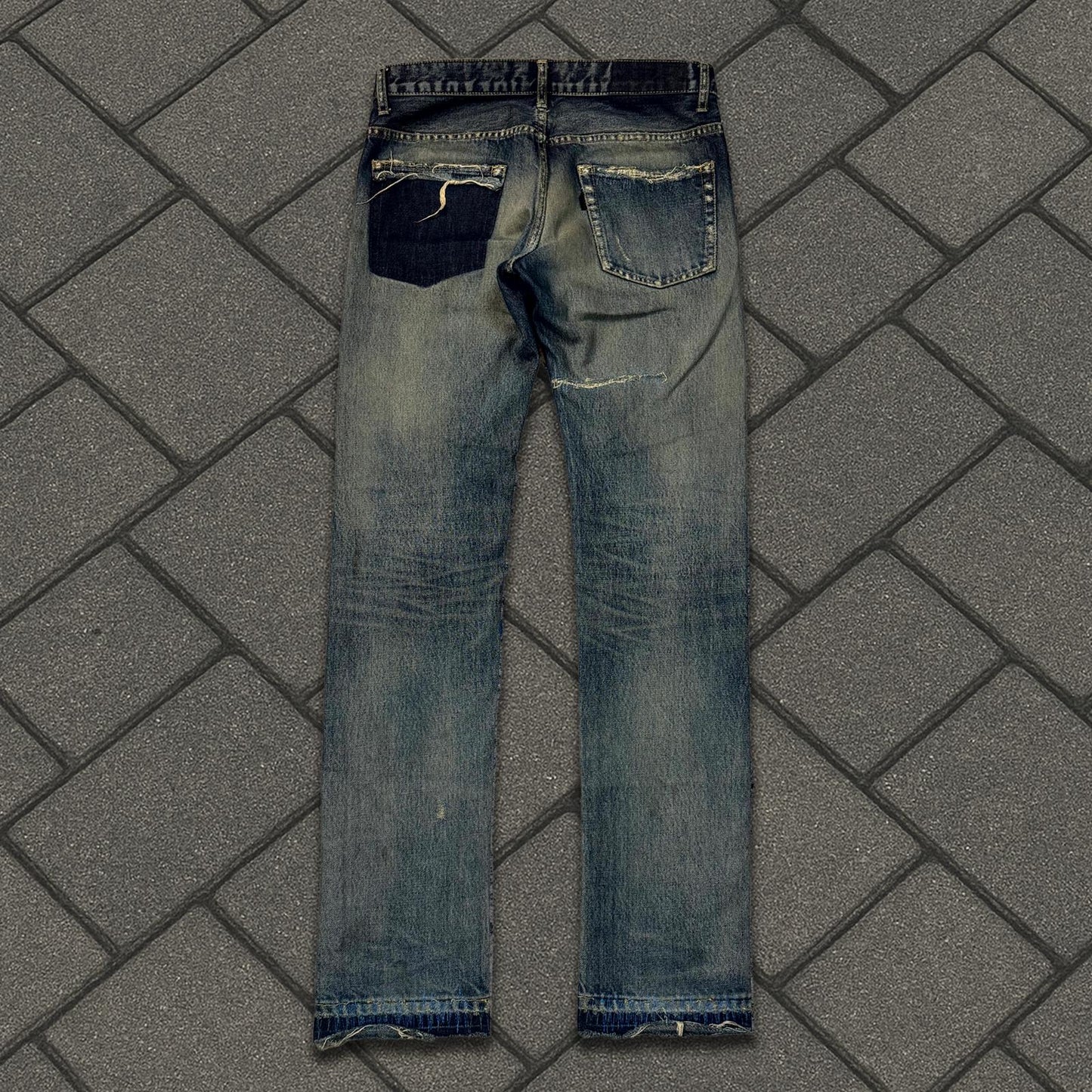 SS10 Undercover Blue Yarn 68 Denim