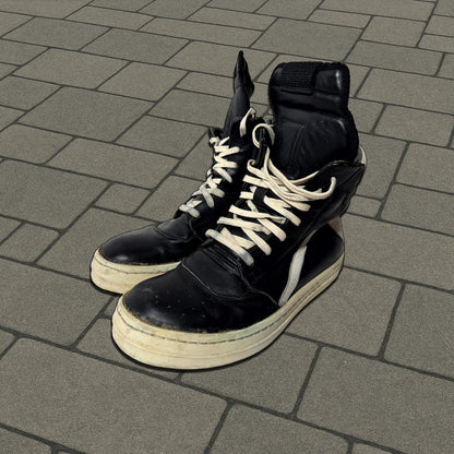 Rick Owens Black Geobasket Sneaker
