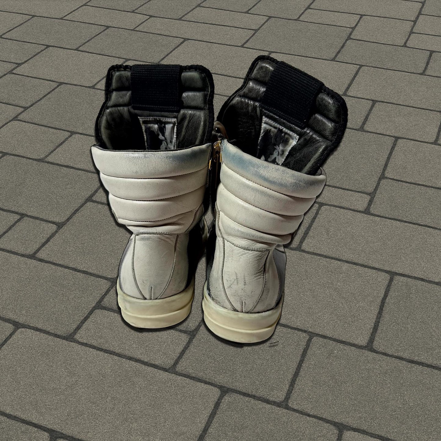 Rick Owens Black Geobasket Sneaker