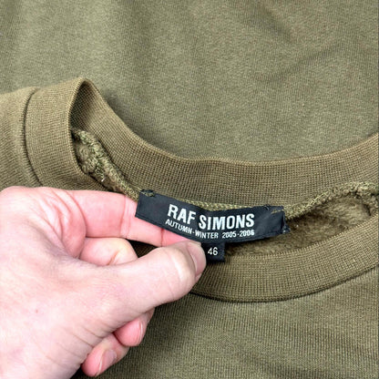 AW05 Raf Simons Brown Peter De Potter Crewneck