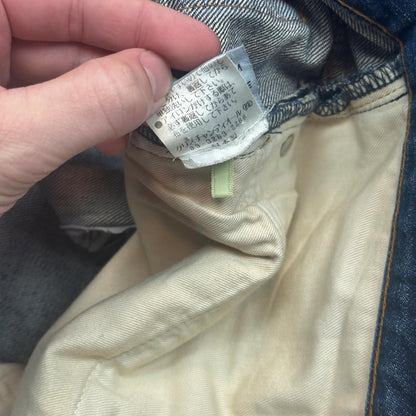 SS07 Dior Homme Blue Waxed Luster Denim