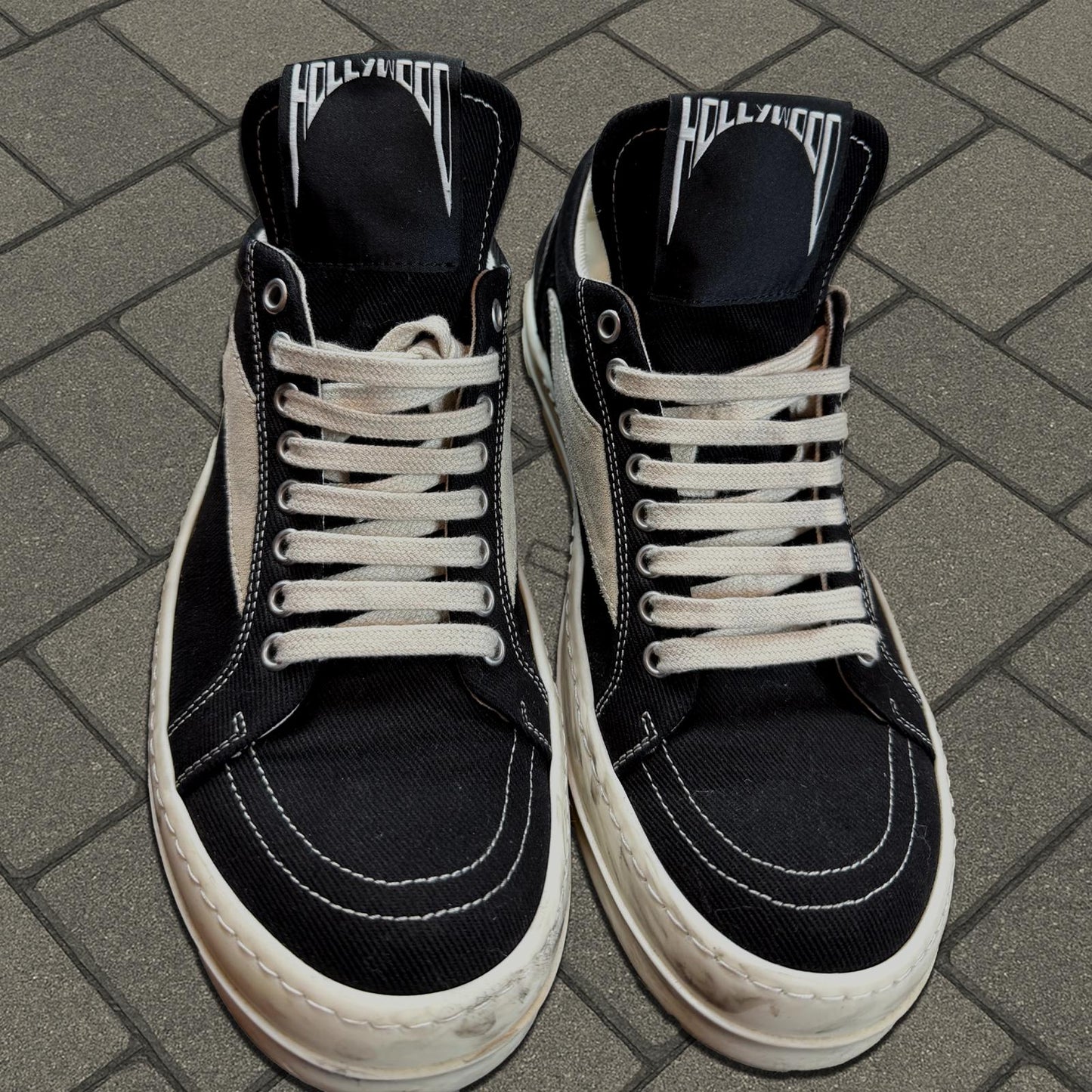 SS25 Rick Owens Hollywood Vans