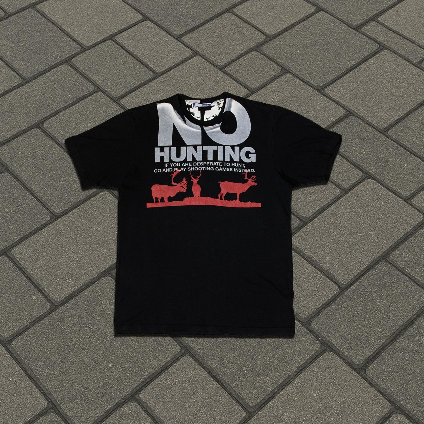 AD2009 Junya Watanabe Black ‘No Hunting’ Tee