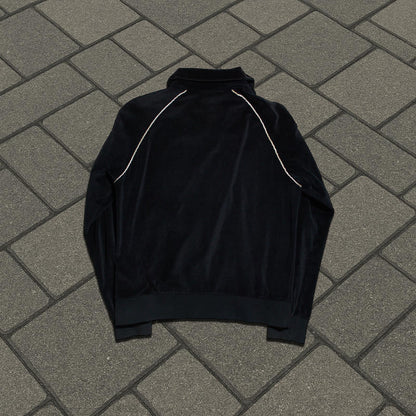 SS04 Number (N)ine Velour Double Skull Track Jacket