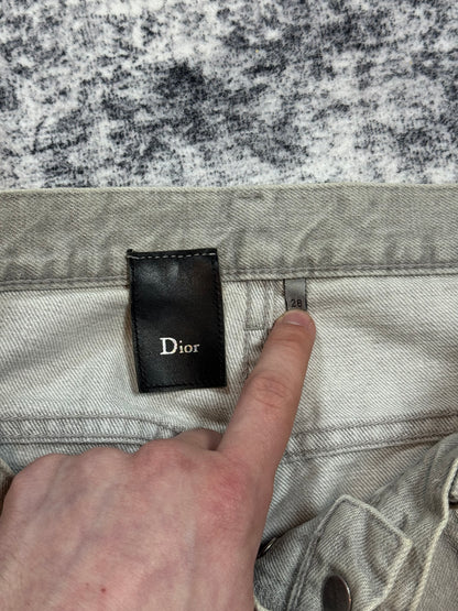 Dior Homme Neutral Grey Skinny Denim