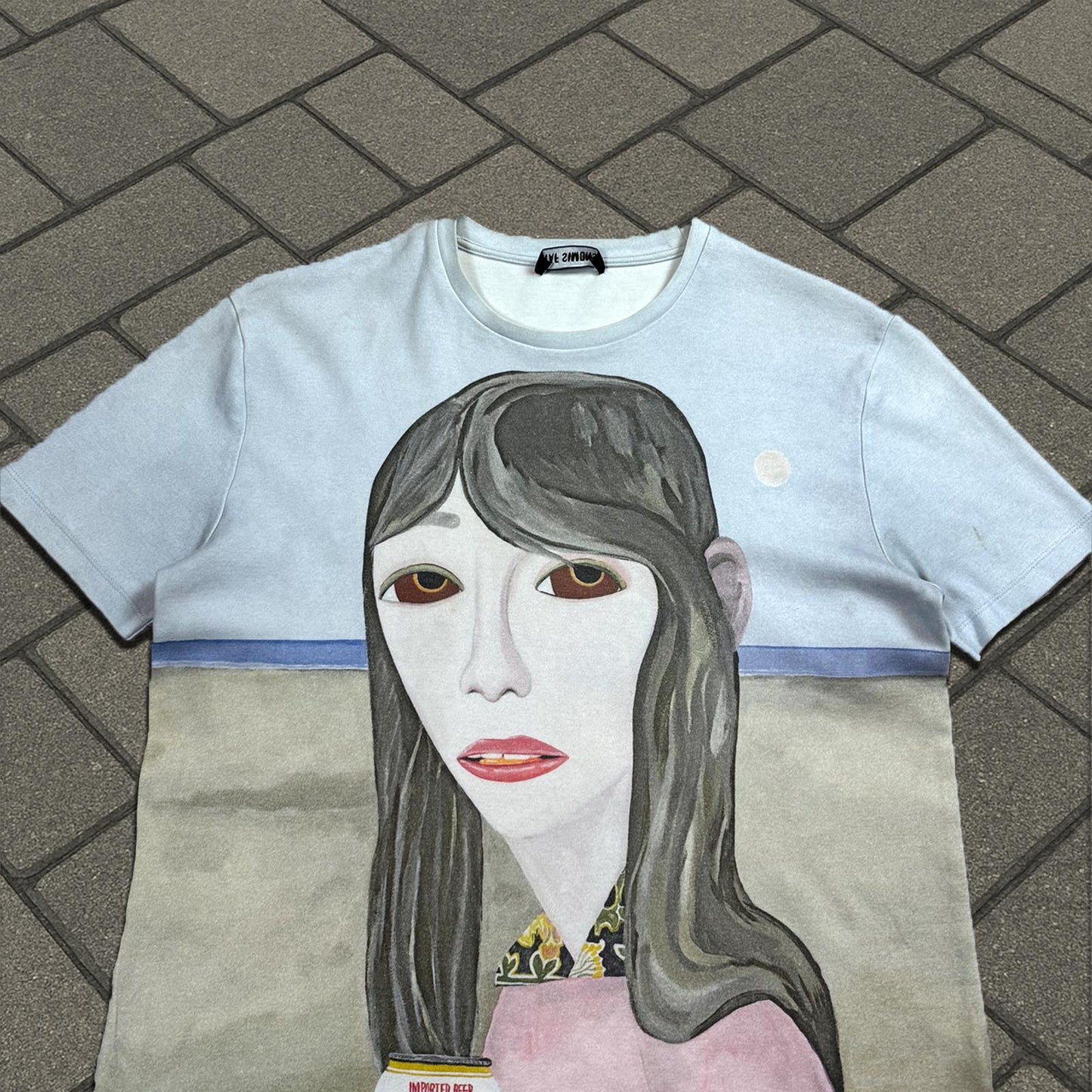 SS13 Raf Simons Brian Calvin 'Alta California' Modelo Tee