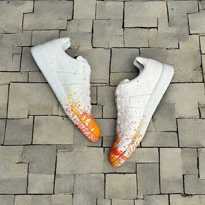 Maison Margiela Orange Paint Splatter GAT