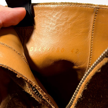 Saint Laurent Paris Brown Wyatt Boots