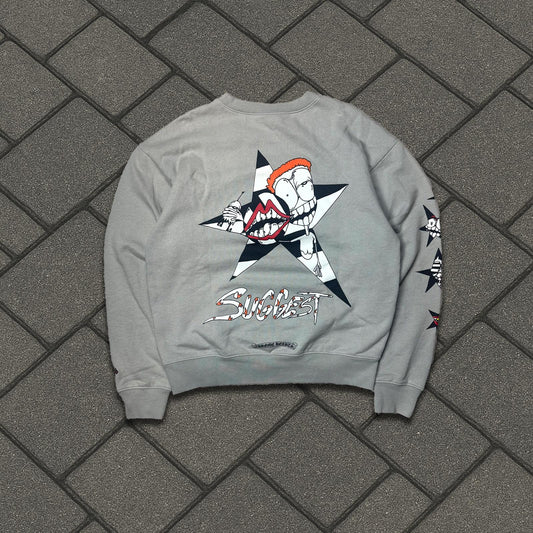 Chrome Hearts Matty Boy Grey Suggest Crewneck