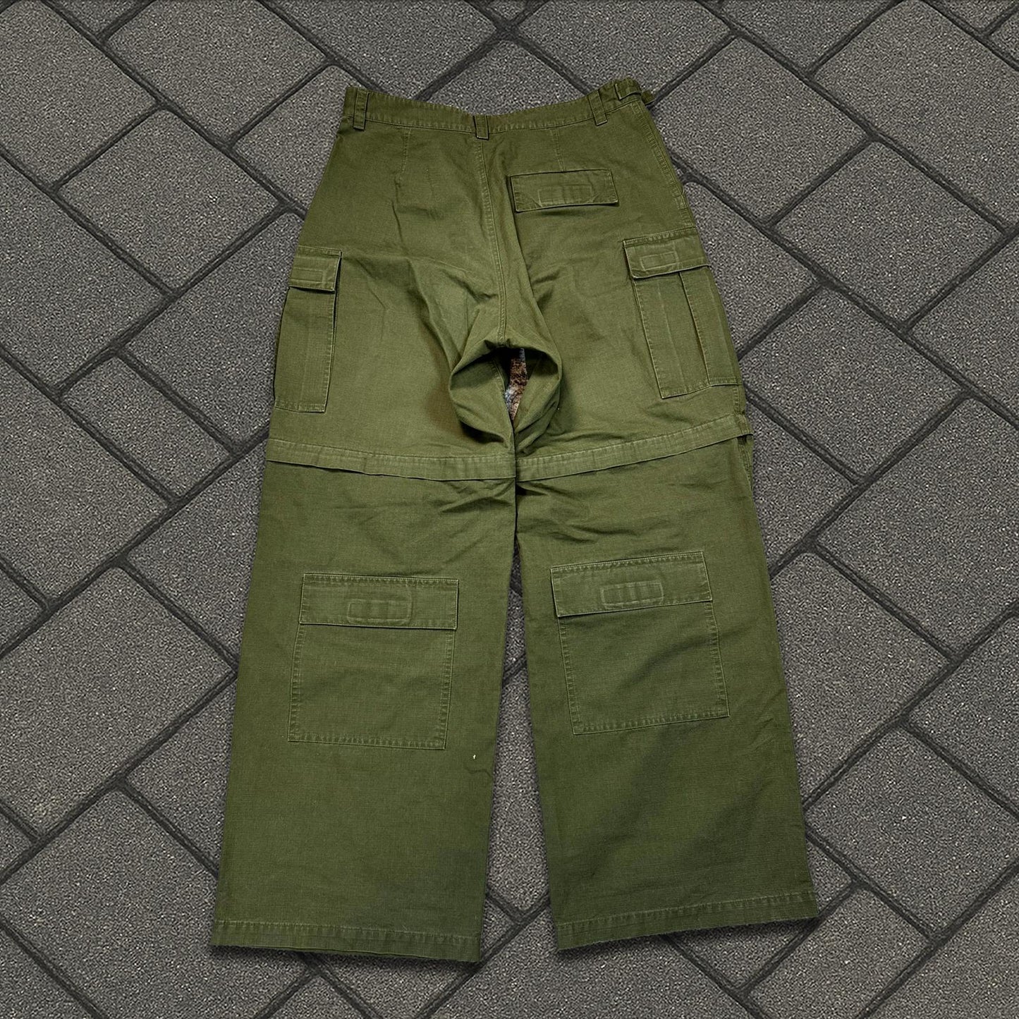 AW20 Balenciaga Green Cargo Pants