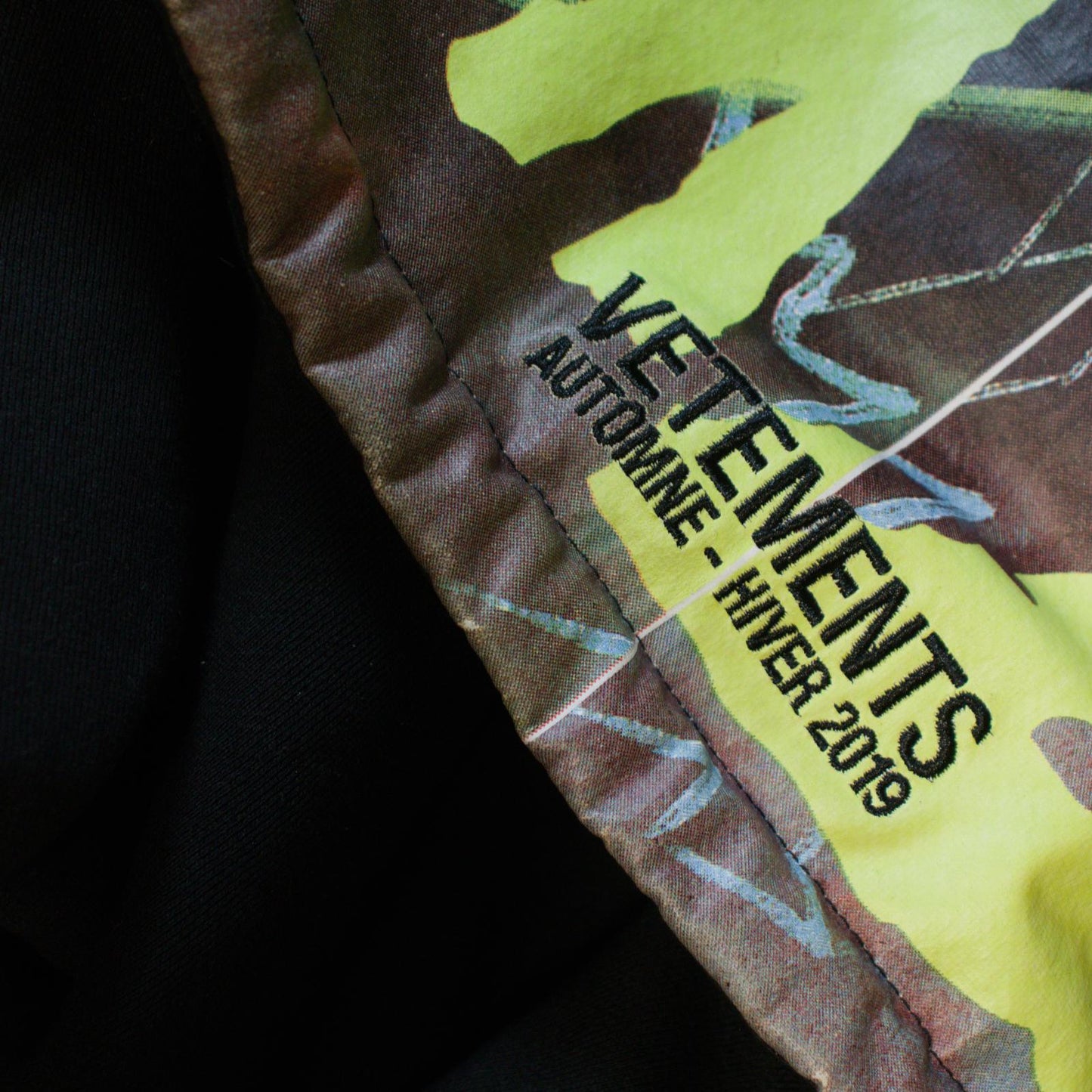 AW19 Vetements Racing Hooded Bomber
