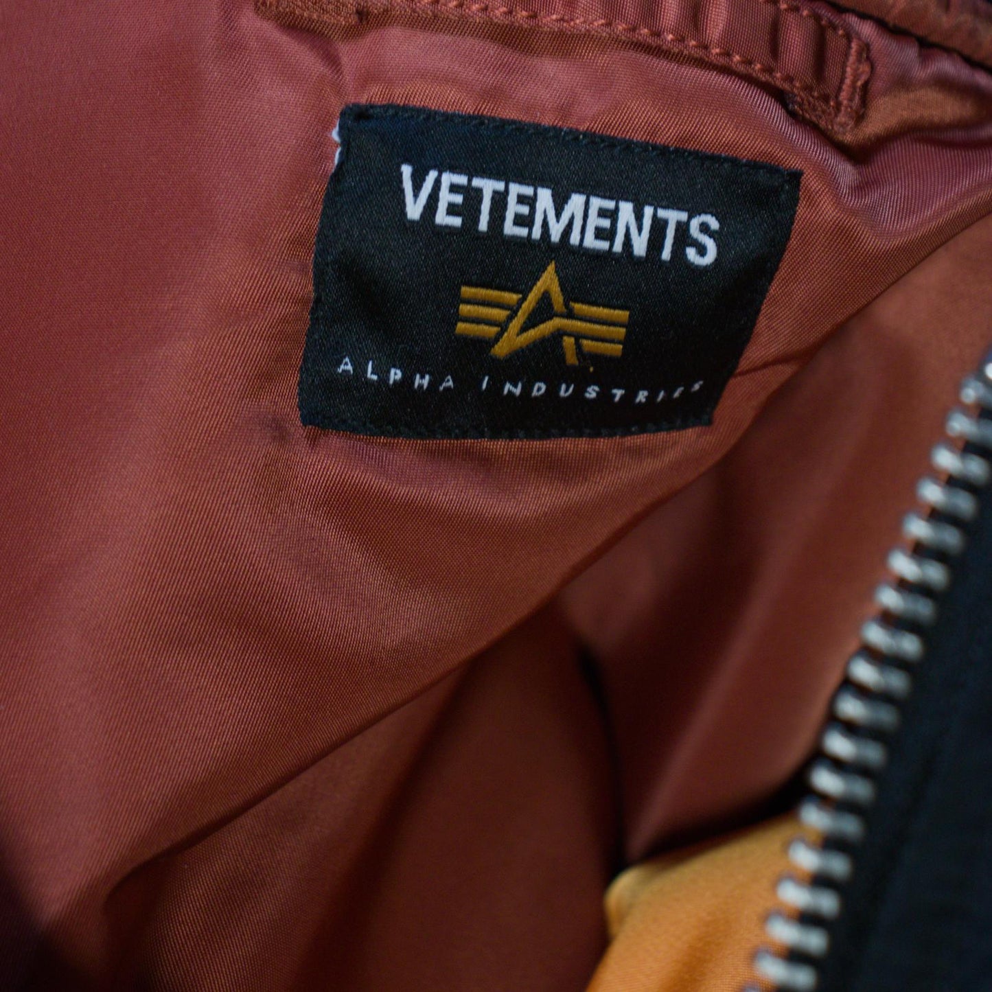 AW19 Vetements Racing Hooded Bomber