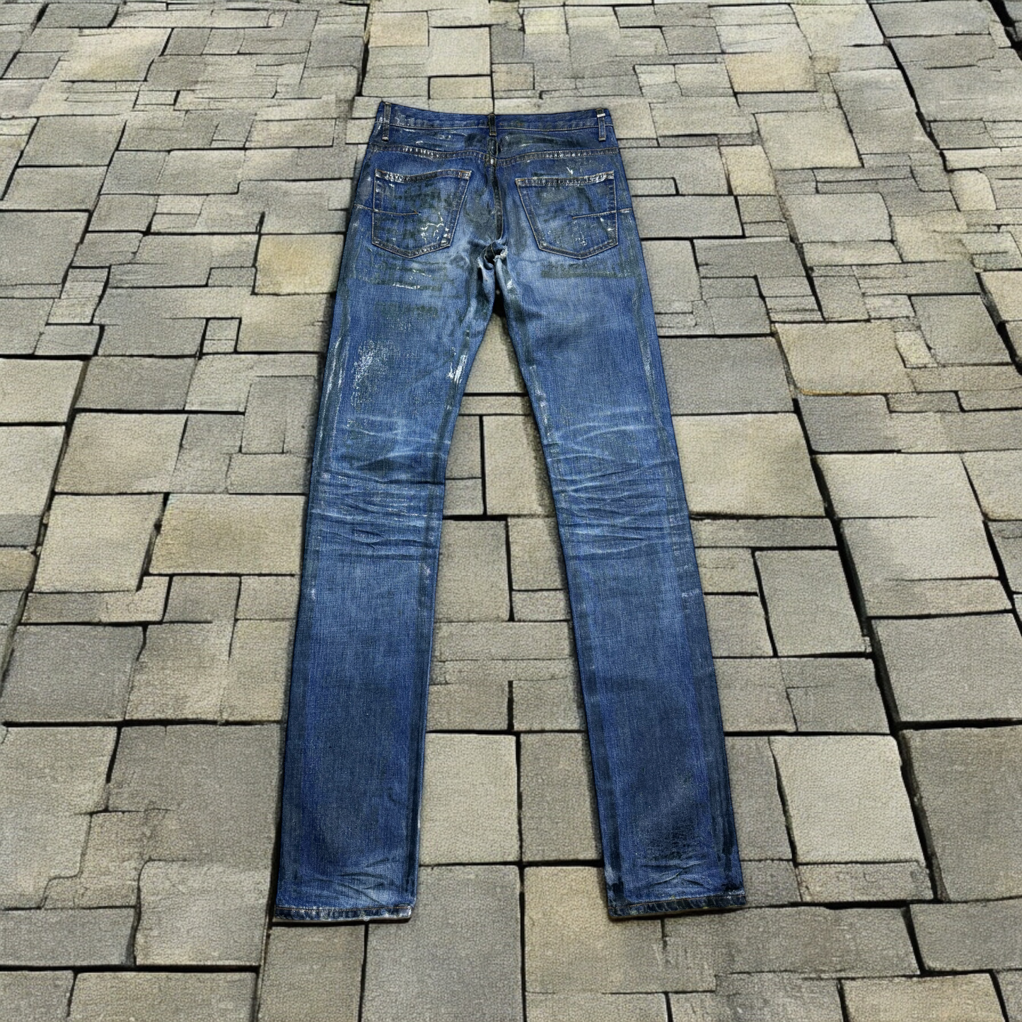 AW07 Dior Homme “Navigate” Blue Luster Denim