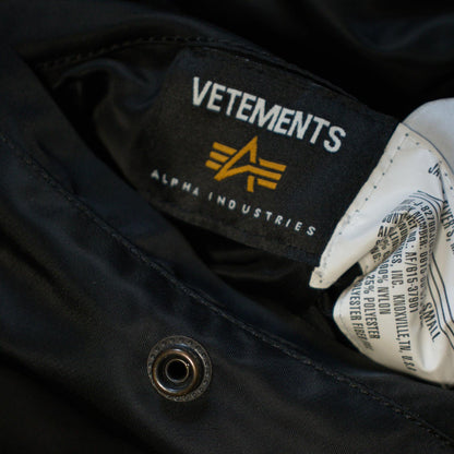 AW19 Vetements Racing Hooded Bomber