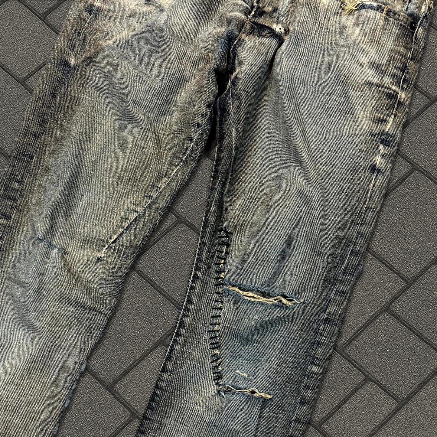 FW07 Rick Owens Dust Detroit Cut Denim