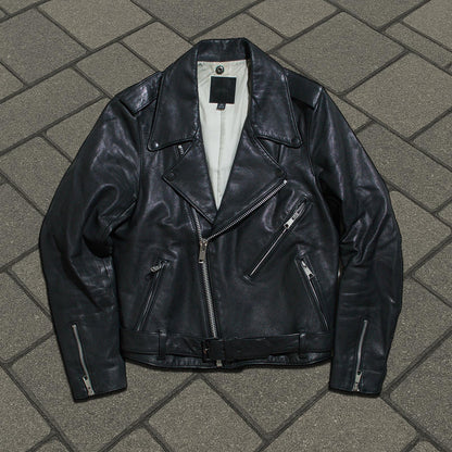 Lad Musician Leather Biker Jacket