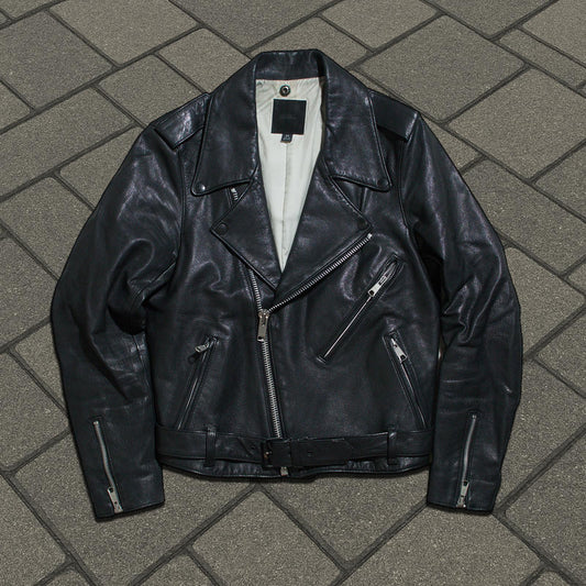 Lad Musician Leather Biker Jacket