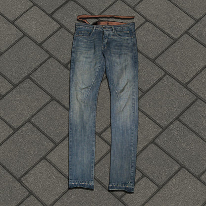 FW06 Rick Owens Blue Washed Detroit Denim