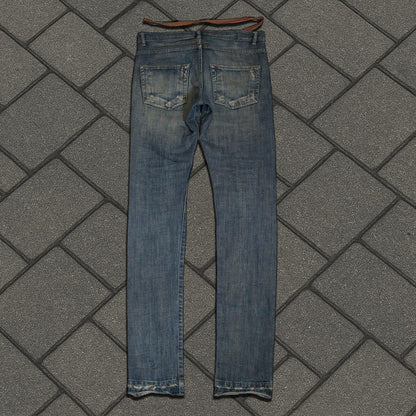 FW06 Rick Owens Blue Washed Detroit Denim