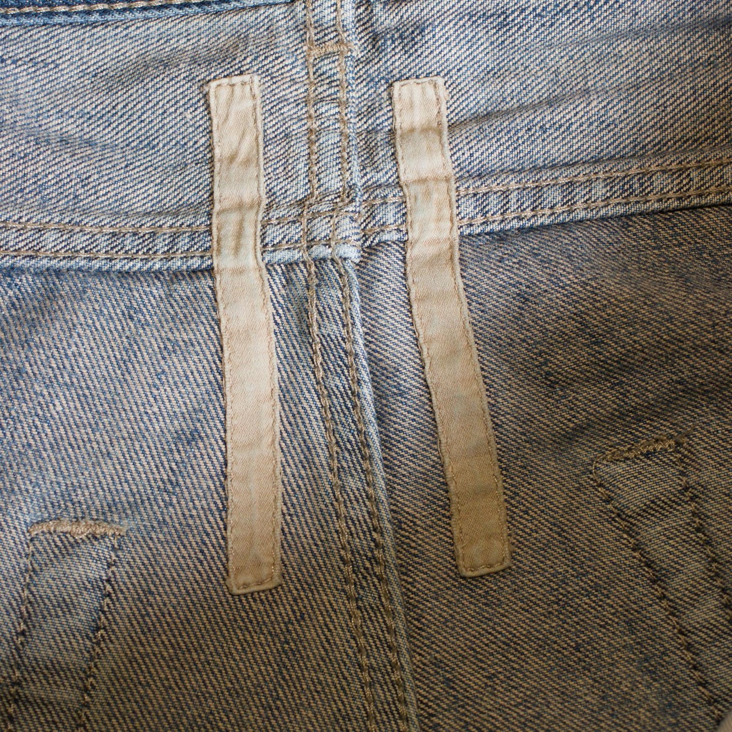 FW06 Rick Owens Blue Washed Detroit Denim