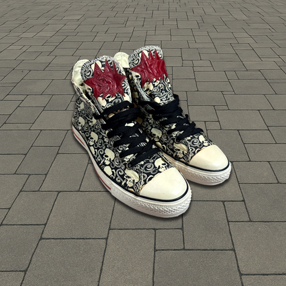 Chrome Hearts Star Patch Skull Converse