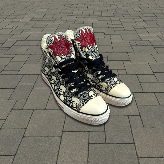Chrome Hearts Star Patch Skull Converse