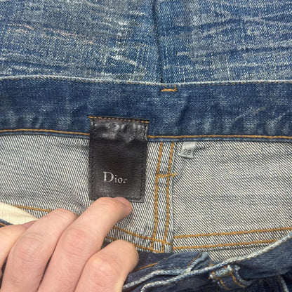 SS07 Dior Homme Blue Waxed Luster Denim