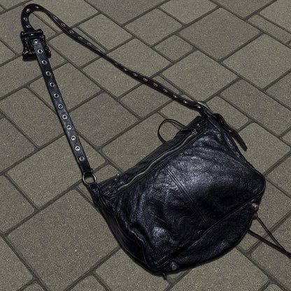 Balenciaga Medium Pierced Le Cagole Messenger Bag