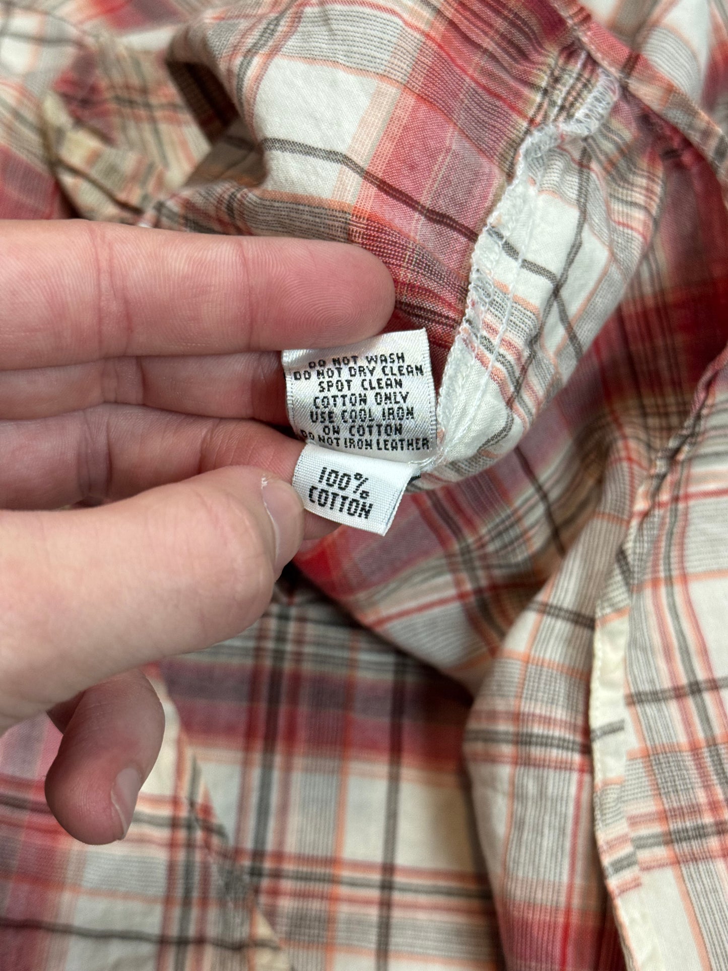 1991 Chrome Hearts Giant Cross Patch Flannel