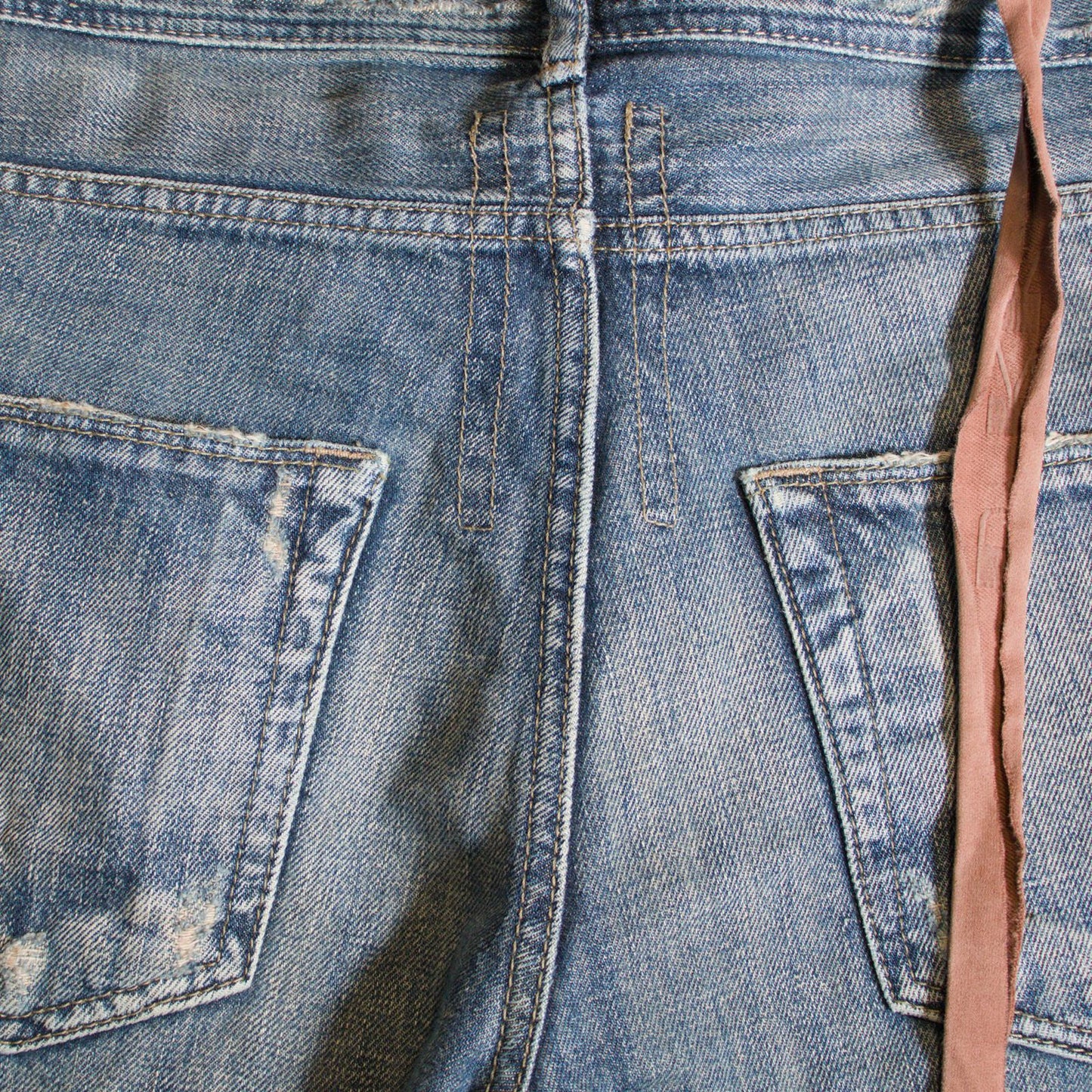 FW06 Rick Owens Blue Washed Detroit Denim