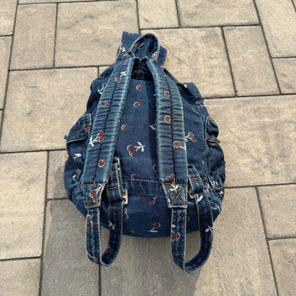 Hysteric Glamour Cherry Denim Backpack