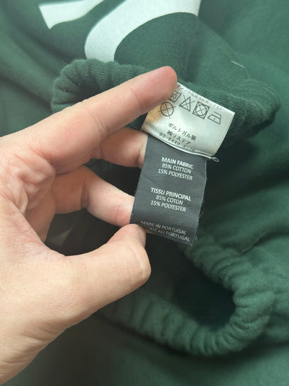 AW19 Vetements Green Spellout Sweatpants