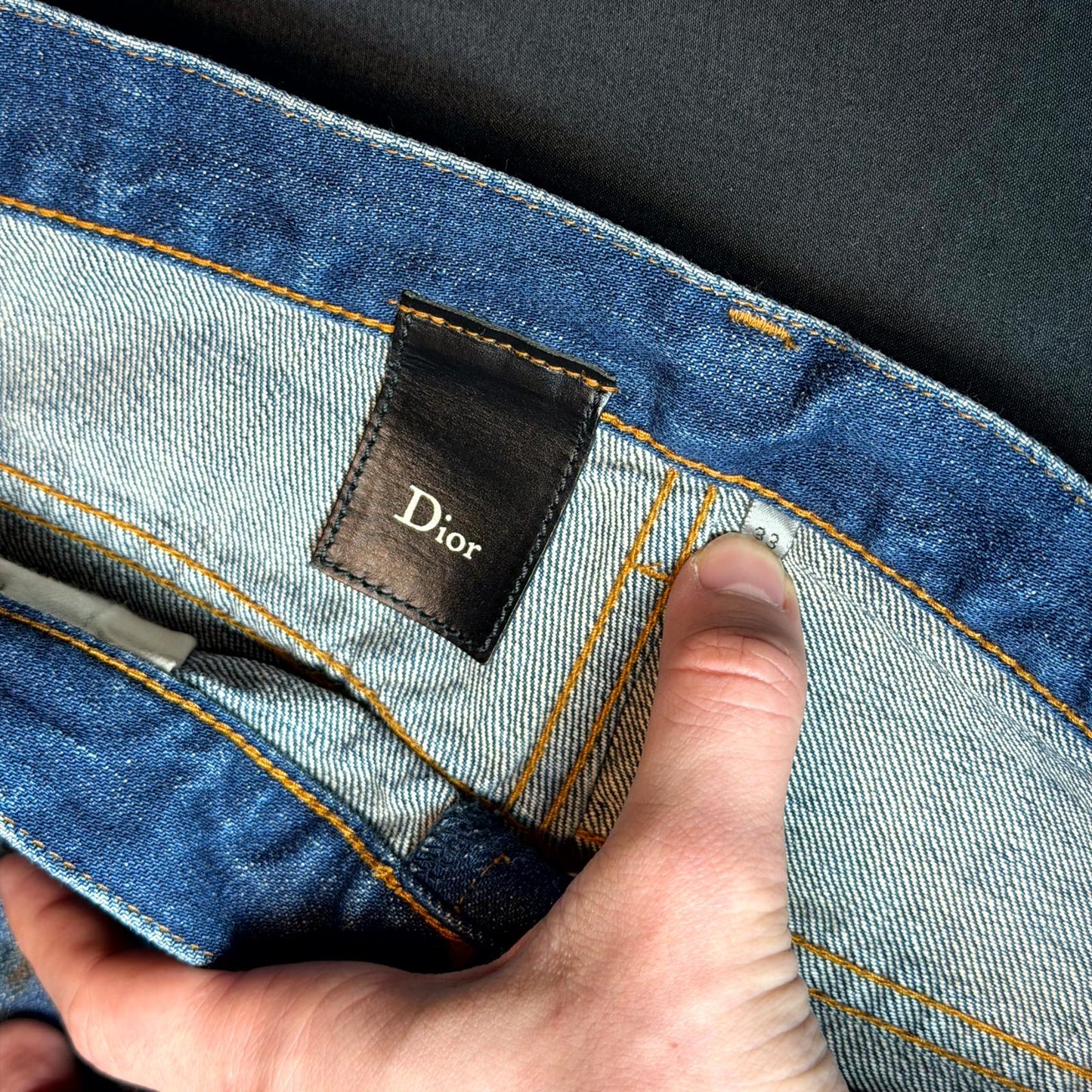 SS07 Dior Home Blue Luster Waxed Denim