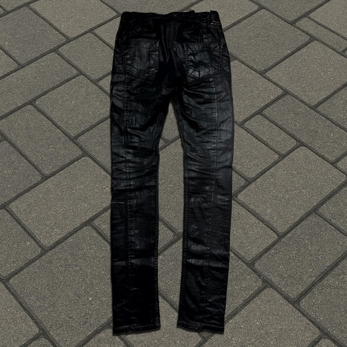 SS16 Rick Owens Waxed Aircut Denim