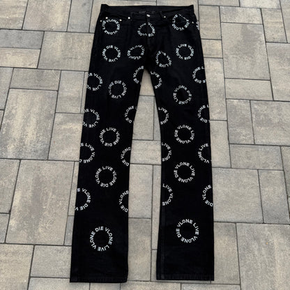 Vlone Rhinestone Denim