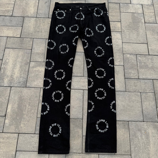 Vlone Rhinestone Denim