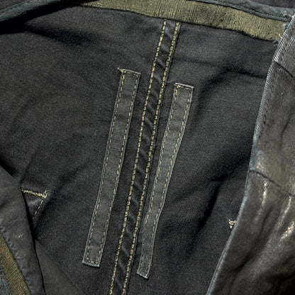 SS16 Rick Owens Waxed Aircut Denim