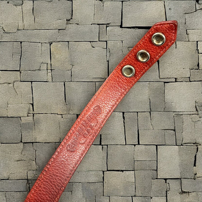 Chrome Hearts Red “Heart” 3 Snap Bracelet